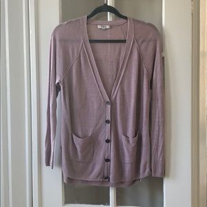 Madewell Lavender Summer Cardigan
